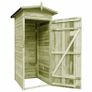 Garden Storage Shed Impregnated Pinewood 100x100x210 cm Image 4