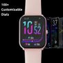 W01 ANG Business Smartwatch Sport Health and Sports Tracking Pedometer, 70+ Modes, Sleep Cycles, 15 Days Battery Life, Waterproof, SpO2, Ovulation Menstruation Monitoring for Women Black Image 5