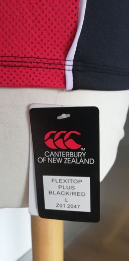 New Canterbury mens flexitop rugby body Armour large size