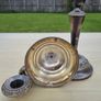 Silver-plated Ianthe candlesticks Image 4