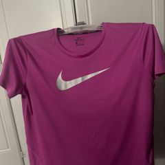 Nike running dri-fit  pink top size M UK12/14 EU40/42 Postage included