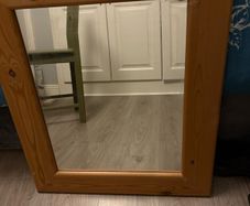 solid pine mirror