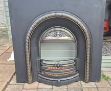 fireplace surround cast iron