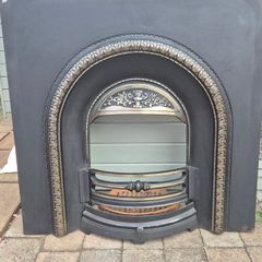 fireplace surround cast iron