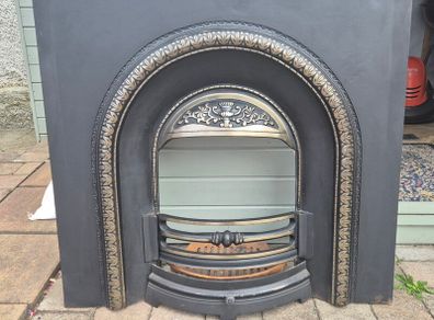 fireplace surround cast iron