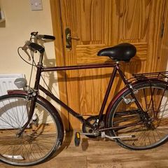 classic vintage raleigh city hybrid  bike