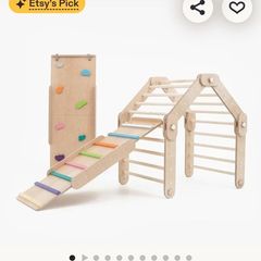Happy Moon climbing frame with 2 ramps