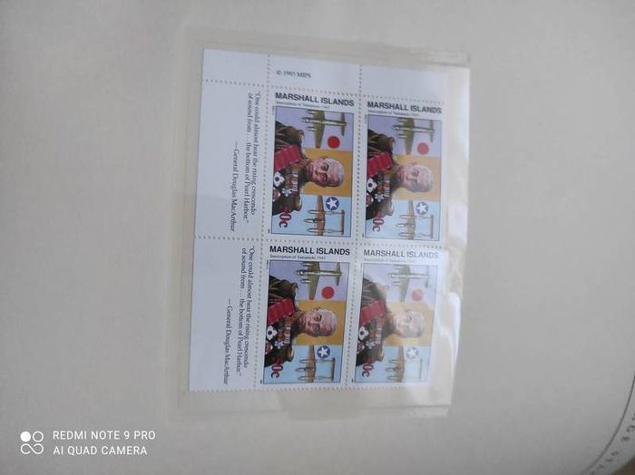 The History of World War II in the postage stamps