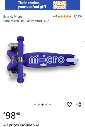 Mini Micro Deluxe Version - Blue