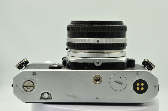 Nikon Fm Chrome + 50mm pancake F1.8 , Cla'd- Recent Full Service