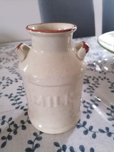 Vintage Stoneware Butterfly Jug
