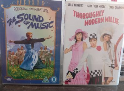 Julie Andrews Dvd Bundle The Sound Of Music & Thoroughly Modern Millie Vintage Musicals