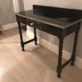 Vintage Black and Gilt hall table Image 2