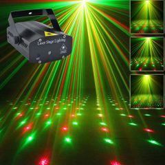 Mini laser projector party light stage light with remote controller