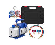 Air Conditioning Vacuum Pump 3CFM 1/4hp Refrigerator Vacuum Pump with Manifold Gauge