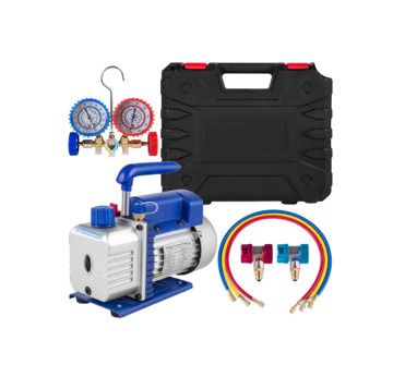 Air Conditioning Vacuum Pump 3CFM 1/4hp Refrigerator Vacuum Pump with Manifold Gauge
