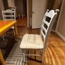 Light Coloured Wooden Kitchen Chairs Image 2