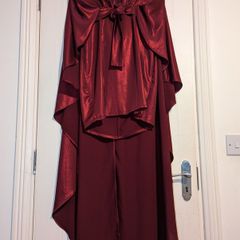 Boohoo Premium cape sleeve mini dress