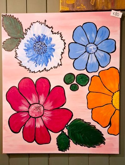 Original hand painted picture on canvas.