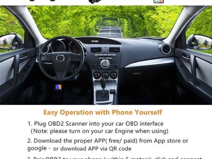 OBD Wifi ELM327 Engine fault reader