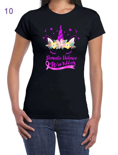 Domestic Violence Awareness T-Shirt Woman
