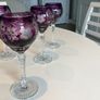 Bohemian Cut Glass Crystal Glasses Image 5