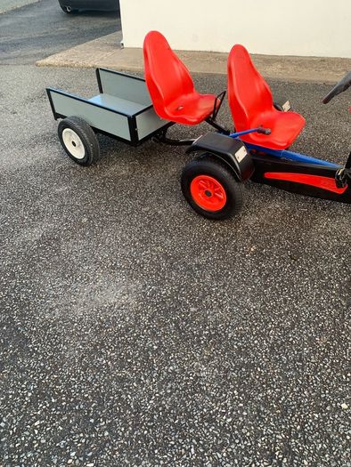 Berg go kart and trailer