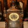 Victorian Walnut Shelf Clock. - (works well and keeps time) 9" x 5" H-9,4" Image 2