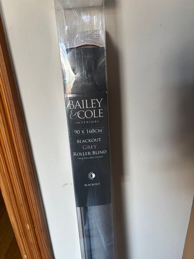Bailey & Cole Blackout Roller Blind - Grey