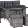 _Garden Sofa, 18 Pieces Poly rattan garden furniture set Image 8