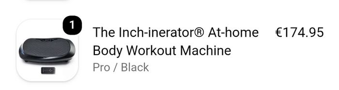 The Inch-inerator vibration plate with controller