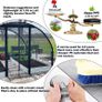 Thicker Black Garden Insect Mesh Netting 2 x 10m  Ultra Fine Garden Netting Mesh Veg Patch Cover for Brassicas, Cabbage & Vegetables, Grass Seed Cover, Helps Deter Butterflies Image 6