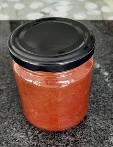 Organic White currant & Organic Rhubarb Jam 220g