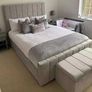 Amelia Panel Bed Frame With Mattress Image 3