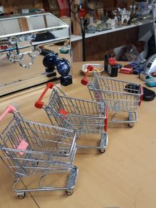 Shopping trolleys dolls