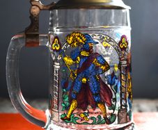 Vintage BMFN Three Musketeers German Beer Stein
