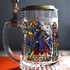 Vintage BMFN Three Musketeers German Beer Stein