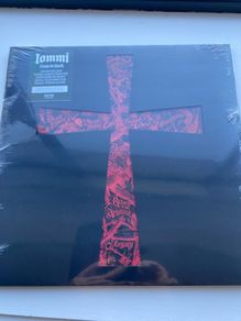Tony Iommi "From the Dark" vinyl red and black marble