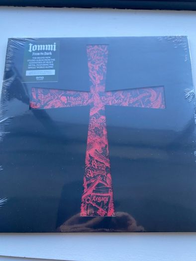 Tony Iommi "From the Dark" vinyl red and black marble