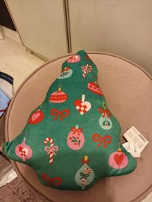Plush christmas cushion