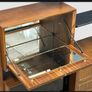 Mid Century Italian Room Divider Bookcase Cocktail Bar Image 7