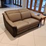 Leather Sofa 2 seater electric recliner 1.7m wide Image 2