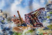 muckish mountain mine Watercolour