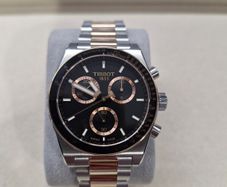 Tissot Chronograph - Black / Rose Gold