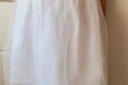 Beautiful White Lace Tulle Girls Dress | Flower Girl Party Occasion Dress 5-6 Years