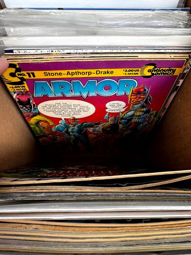 Indie Long Comic Box w 250 Comics for Sale