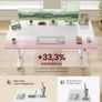 Electric Desk Height Adjustable Standing Desk 160 x 80 cm Image 8