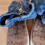 Denim wedges, size 3 Image 3