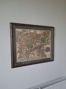 Map Edinburgh Scotland new town 1831