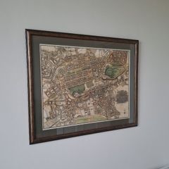 Map Edinburgh Scotland new town 1831